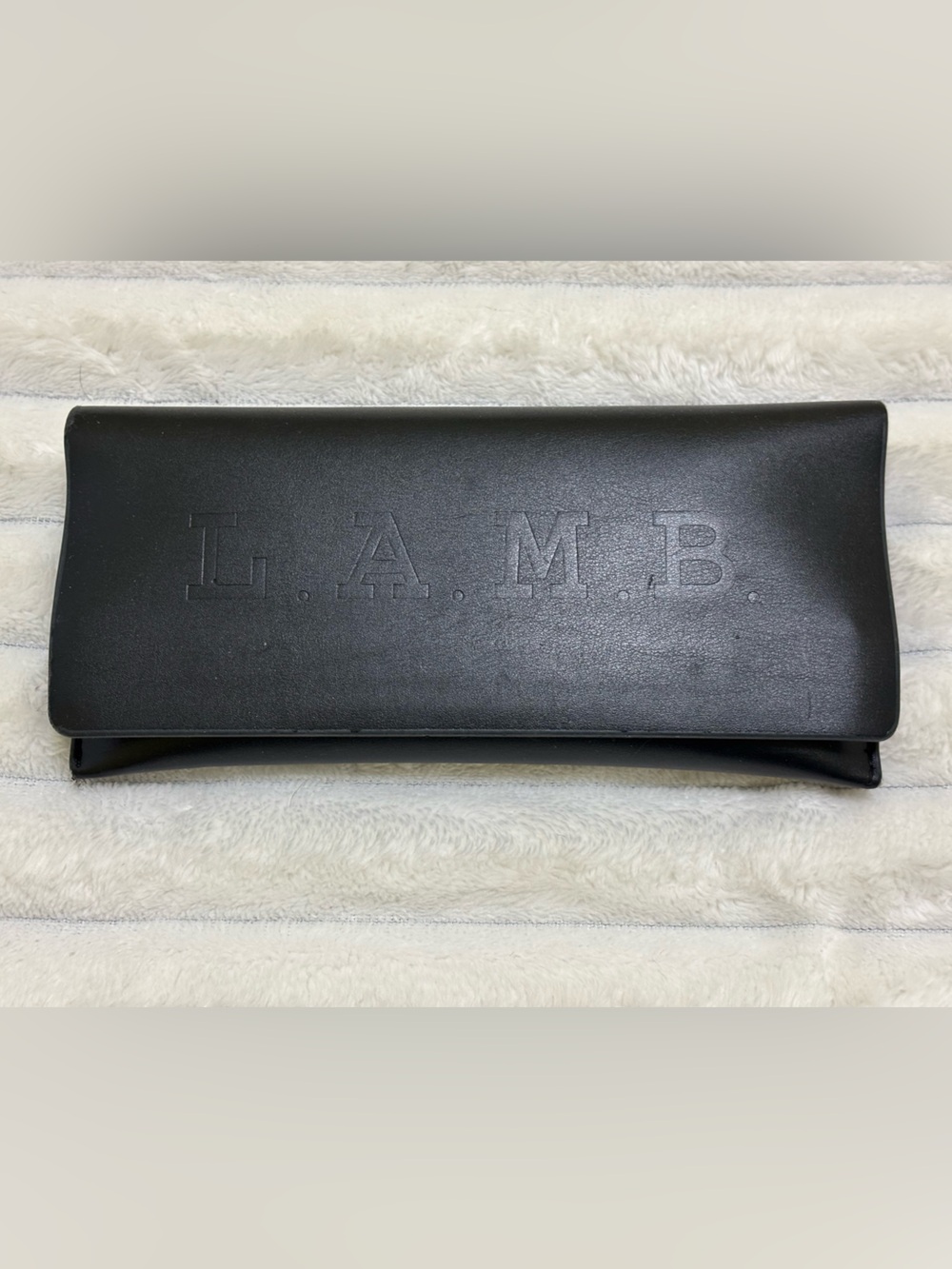 L.A.M.B. eyeglass sunglass case black